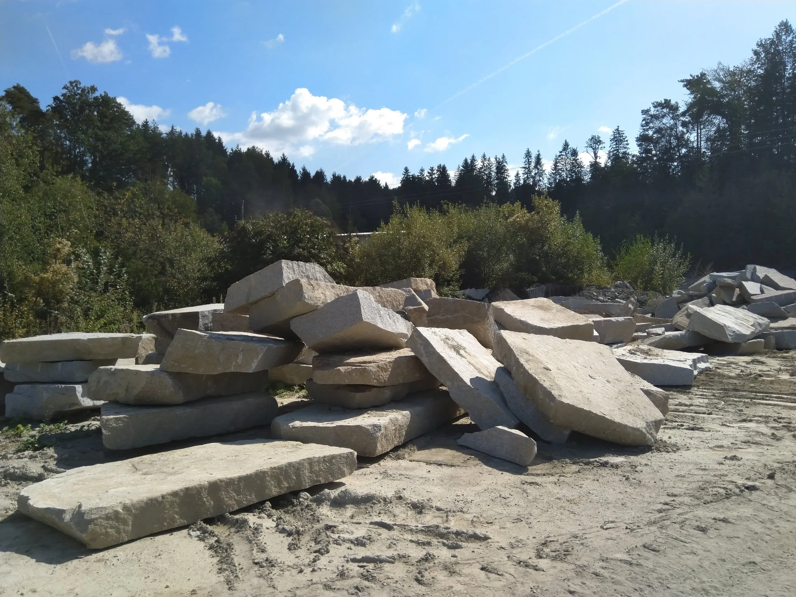 Steinplatten natur, Steinbruch Neuhaus